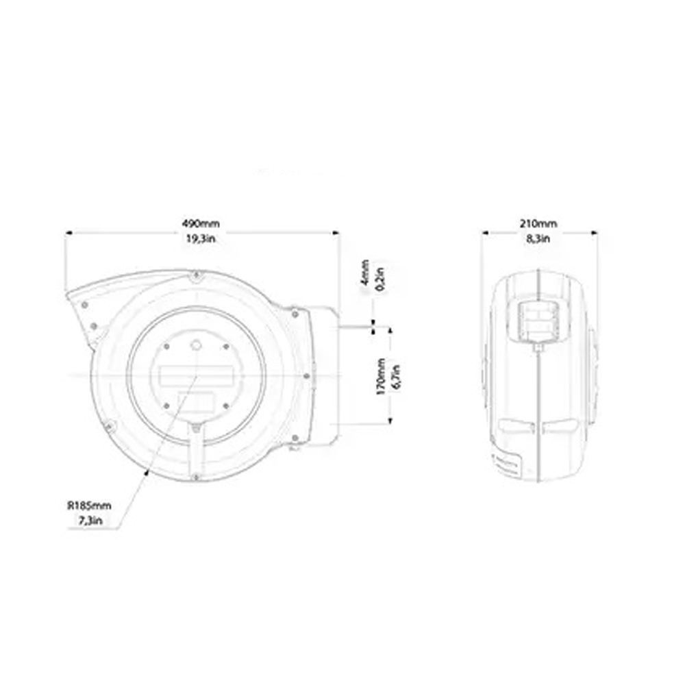 LANGE ATEX-ERDUNGSKABELTROMMEL | 18-33000-120 ZECA Dinamitek 3