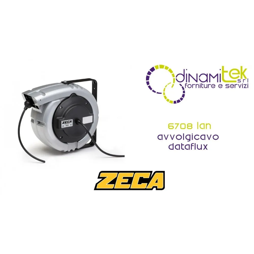 ZECA 6708 LAN DATAFLUX CABLE REEL - IP65 INDUSTRIAL ETHERNET Dinamitek 1