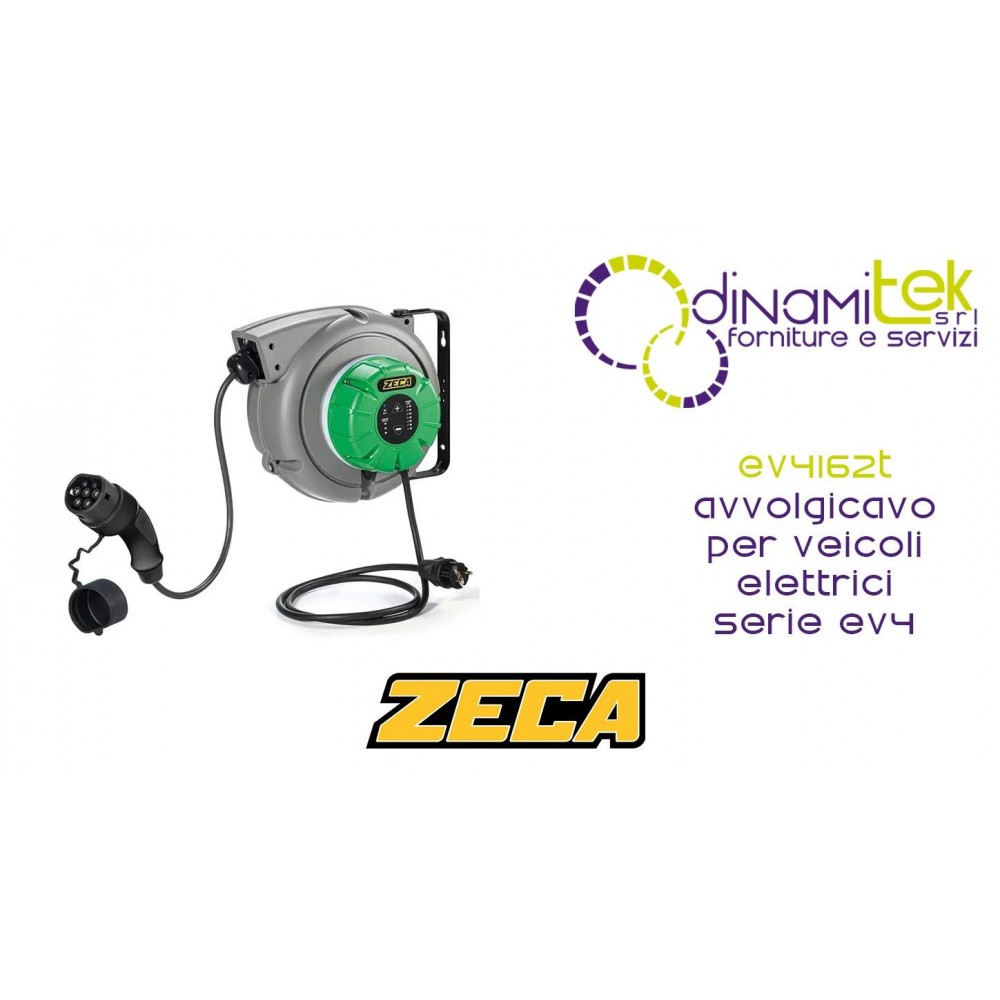 CABLE REEL | 11KW THREE-PHASE ELECTRIC CAR CHARGING STATION EV4162T ZECA Dinamitek 1