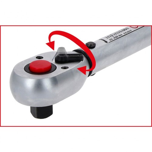 KS TOOLS 516.9012 CHIAVE DINAMOMETRICA 1/4" A CRICCO REVERSIBILE 5-25 Nm INFINITOOL Dinamitek 7