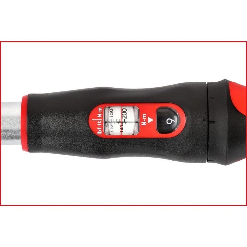 KS TOOLS 516.9012 CHIAVE DINAMOMETRICA 1/4" A CRICCO REVERSIBILE 5-25 Nm INFINITOOL Dinamitek 12
