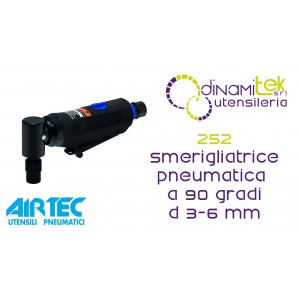 13200052 252 MINI SMERIGLIATRICE PNEUMATICA A 90 GRADI AIRTEC Dinamitek 1