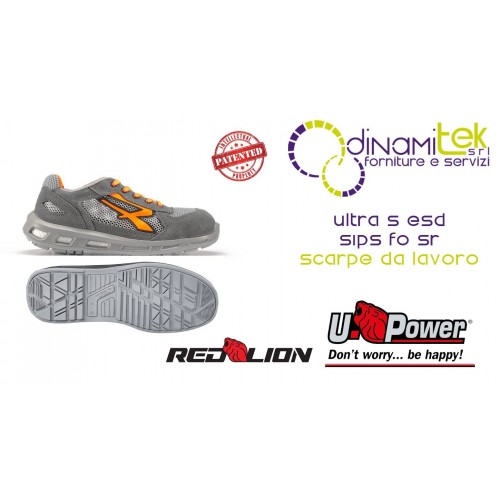 RL20476 ULTRA S ESD S1PS FO SR: LIGHTNESS, COMFORT AND SAFETY REDLION® U-POWER Dinamitek 1