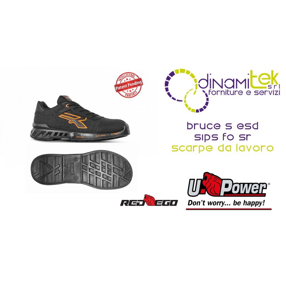 RV20026 BRUCE S ESD S1SP FO SR: U-POWER ULTRALIGHT SUMMER WORK SHOES Dinamitek 1