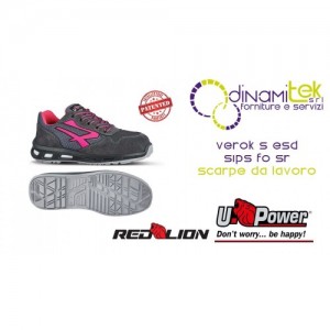 RL20216 VEROK S ESD S1PS FO SR : CHAUSSURES DE TRAVAIL RED LION AVEC INFINERGY® U-POWER Dinamitek 1