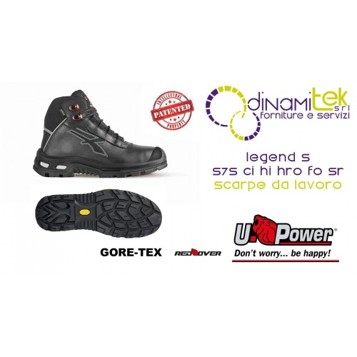 RL1E134 LEGEND S S7S CI HI HRO FO SR : CHAUSSURES HAUTE RéSOLUTION, GORE-TEX, INFINERGY, VIBRAM U-POWER Dinamitek 1