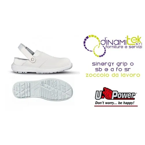 UW60021 SINERGY GRIP O SB EA FO SR: ZUECOS U-POWER BLANCOS PARA MUJER DPI Dinamitek 1