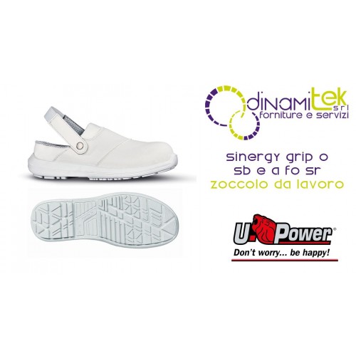 UW60021 SINERGY GRIP o SB E A FO SR: ZOCCOLO DPI DONNA BIANC0 U-POWER Dinamitek 1