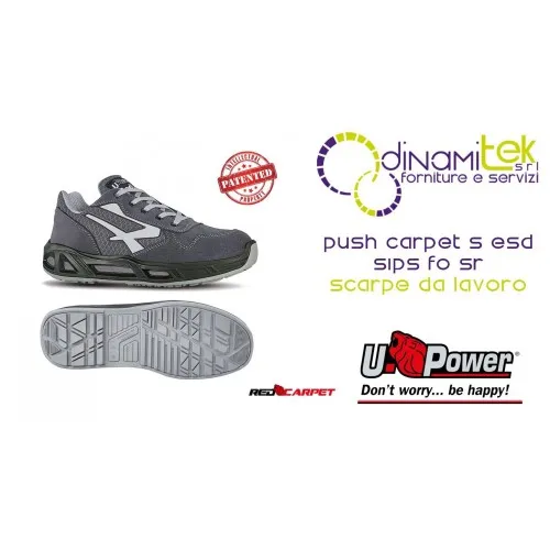 RC20056 PUSH CARPET S ESD S1PS FO SR: U-POWER ANTI-FATIGUE SAFETY SHOES Dinamitek 1