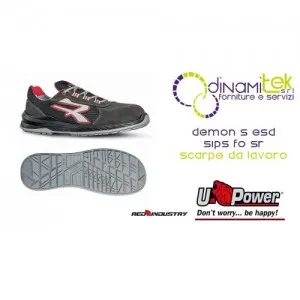RI20066 DEMON S ESD S1PS FO SR: BREATHABLE &AMP; ANTI-FATIGUE PPE SHOES U-POWER Dinamitek 1