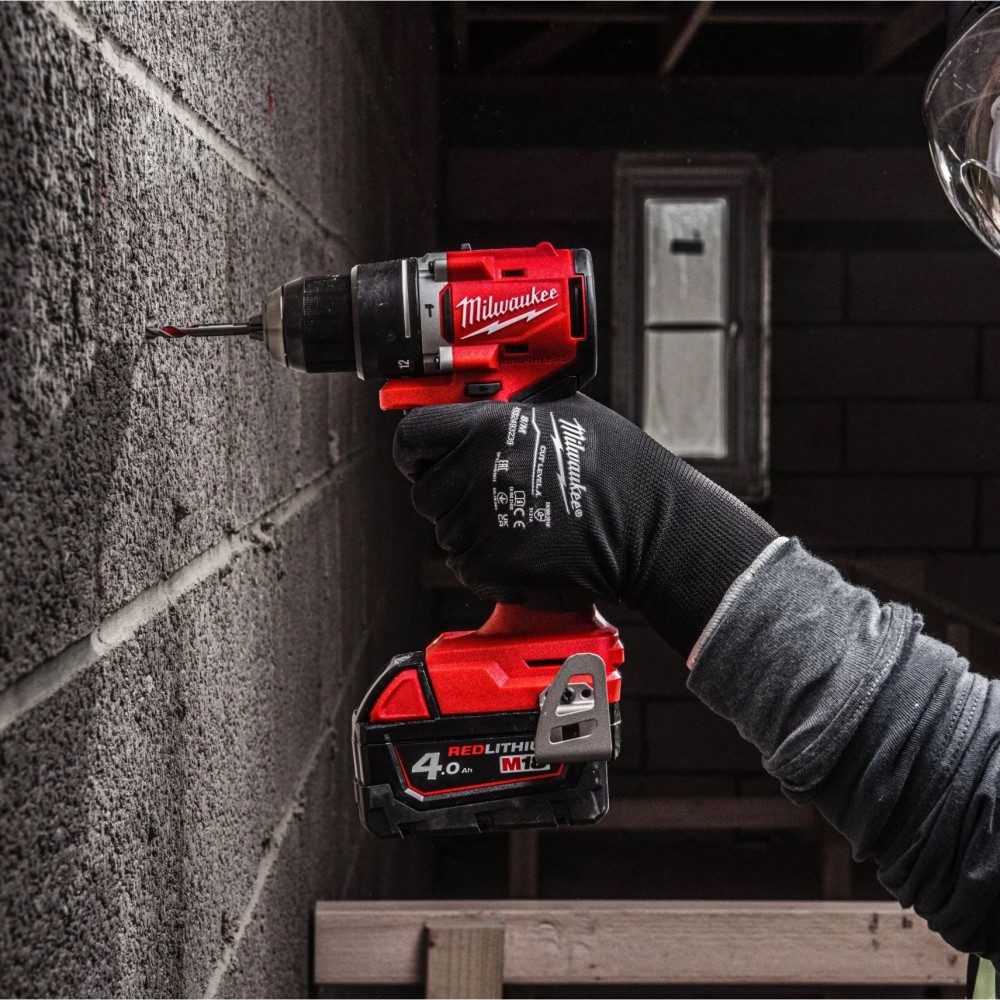 MILWAUKEE TRAPANO A PERCUSSIONE COMPATTO BRUSHLESS M18 Dinamitek 10