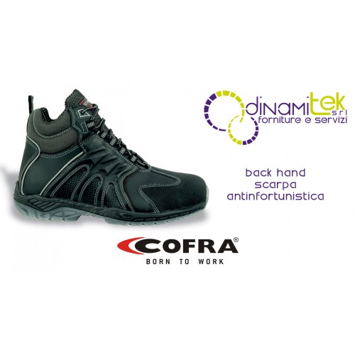 SCARPONCINO ANTINFORTUNISTICO COFRA BACK HAND S3 SRC