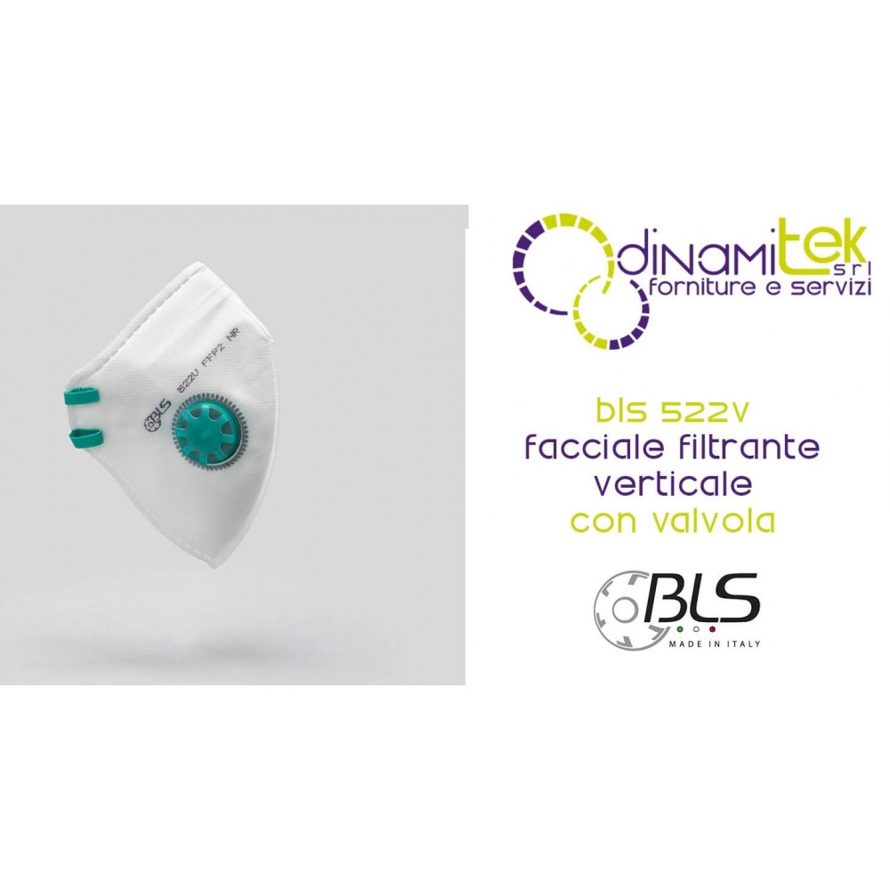 BLS 522v FACCIALE FILTRANTE VERTICALE CON VALVOLA Dinamitek 1