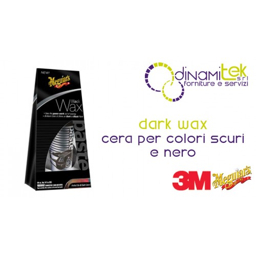 DARK WAX WAX-CAR WAX FOR DARK COLORS AND BLACK, 198 GRAMS 3M Dinamitek 1