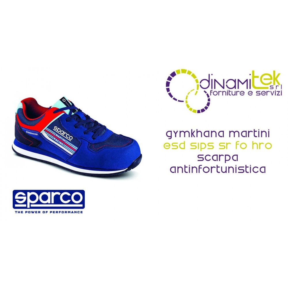 SCARPE ANTINFORTUNISTICHE SPARCO GYMKHANA MARTINI: ESD S1PS SR FO
