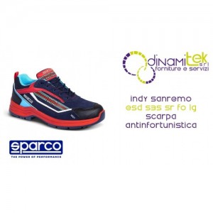 SPARCO INDY SANREMO ESD S3S SR FO LG SCARPA ANTINFORTUNISTICA Dinamitek 1