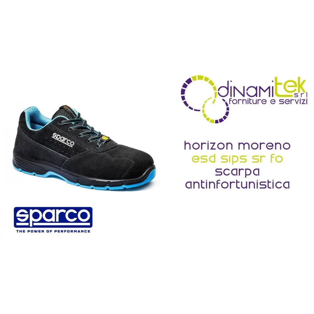 CALZADO DE SEGURIDAD SPARCO HORIZON MORENO ESD S1PS SR PARA EN 20345:2022 Dinamitek 1