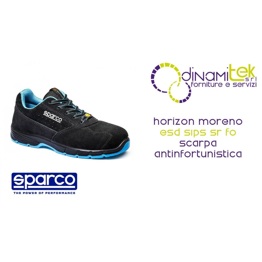 SPARCO HORIZON MORENO ESD S1PS SR SICHERHEITSSCHUHE FüR EN 20345:2022 Dinamitek 1