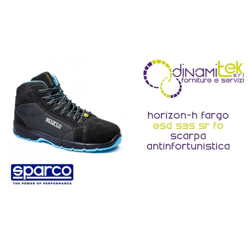 CALZADO DE SEGURIDAD SPARCO HORIZON-H FARGO ESD S3S SR FO EN 20345:2022 Dinamitek 1