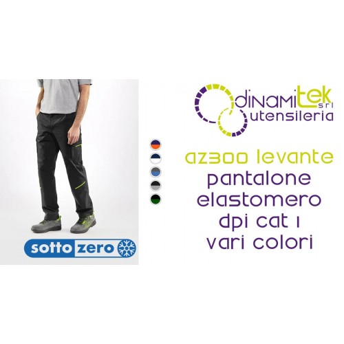 SOTTOZERO AZ300 LEVANTE PANTALONE IN ELASTOMERO Dinamitek 1