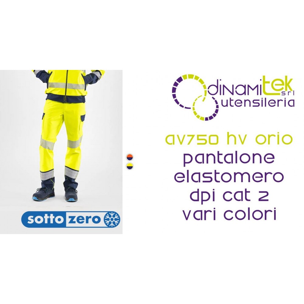 SOTTOZERO AV750 HV ORIO PANTALONE BICOLORE IN ELASTOMERO Dinamitek 1