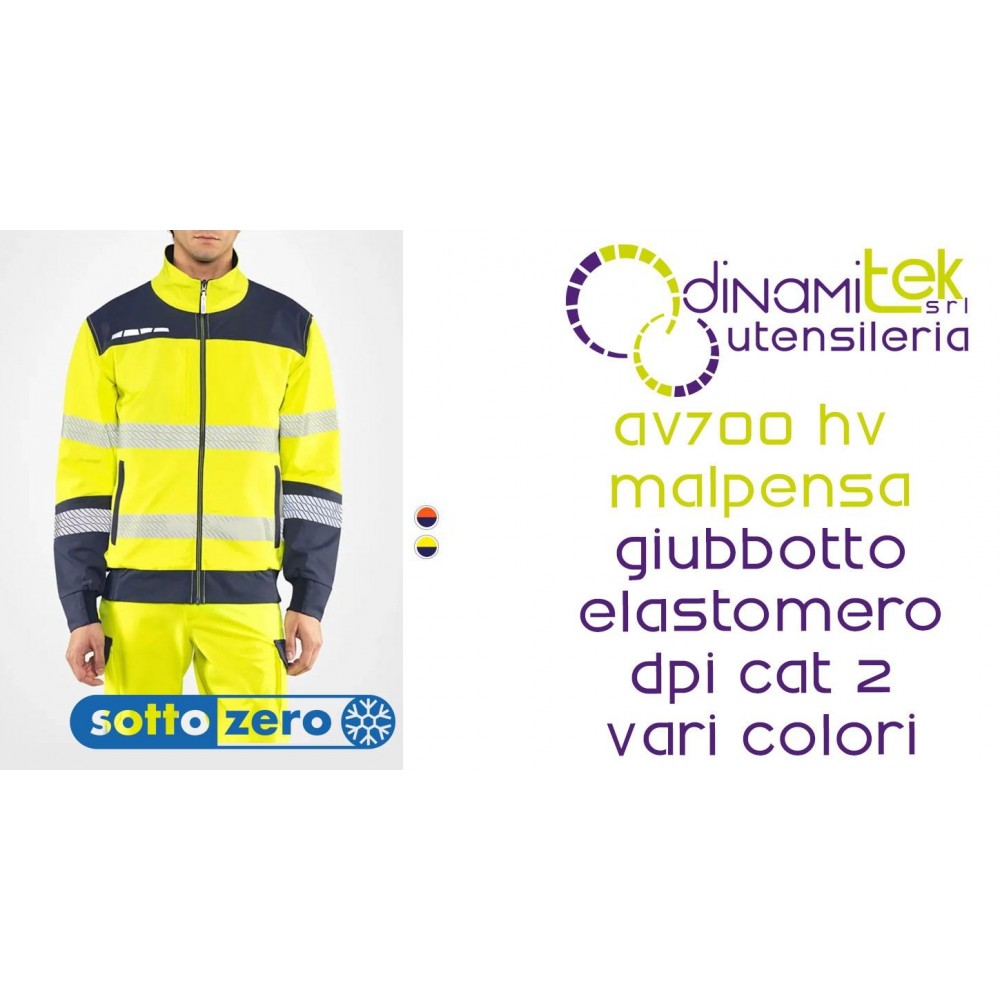 SOTTOZERO AV700 HV MALPENSA GIUBBOTTO BICOLORE IN ELASTOMERO Dinamitek 1