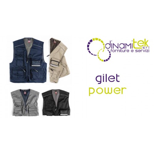 GILET DE PROTECTION POUR TRAVAILLEUR E0305 DYNAMITEK Dinamitek 1