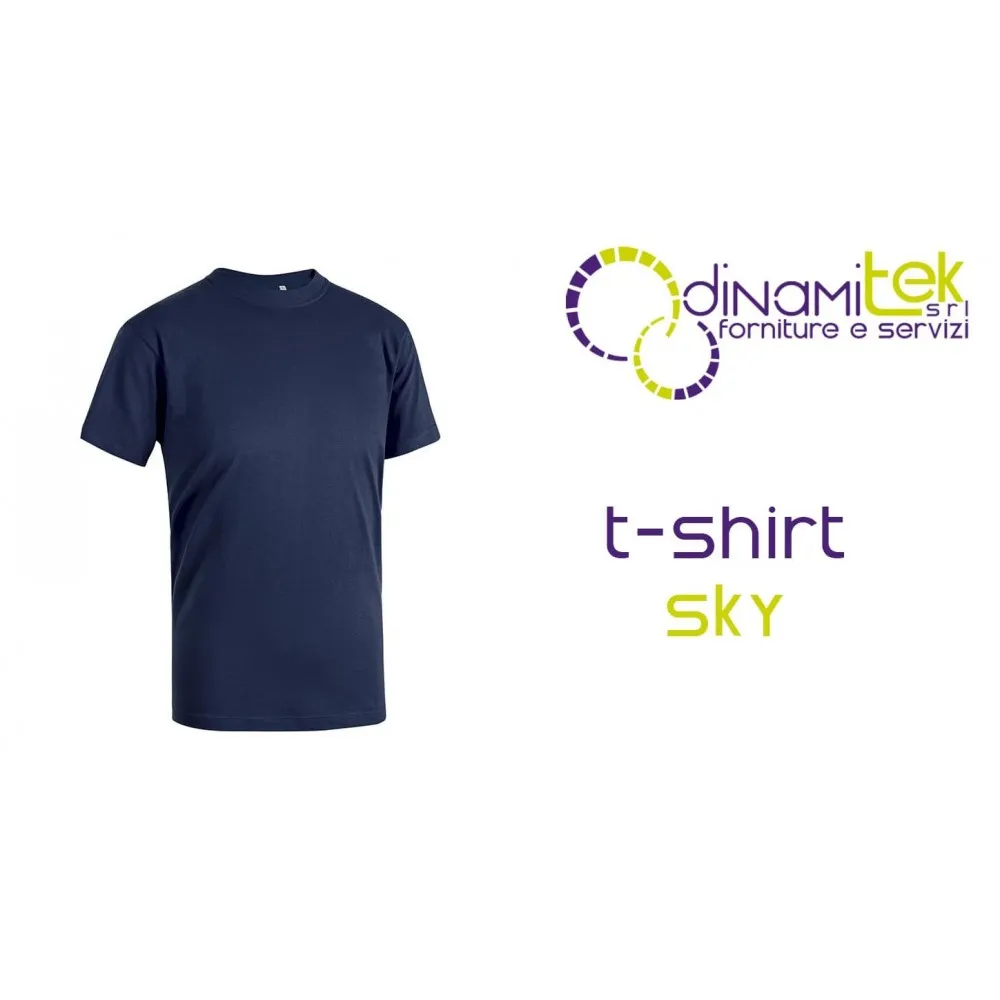 T-SHIRT SKY BLU E0400DBAP Dinamitek 1