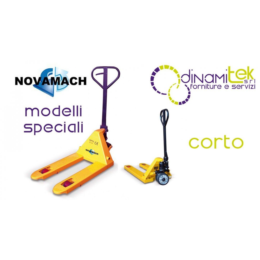 N1-100 TRANSPALLET MANUALE CORTO PORTATA 2500 KG NOVAMACH Dinamitek 1