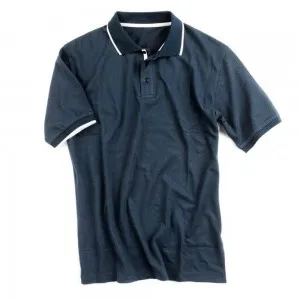 POLO DE PLAGE HOMME – 180 G – BLANC à RAYURES BLEUES – TAILLE M E0422 SOTTOZERO Dinamitek 2