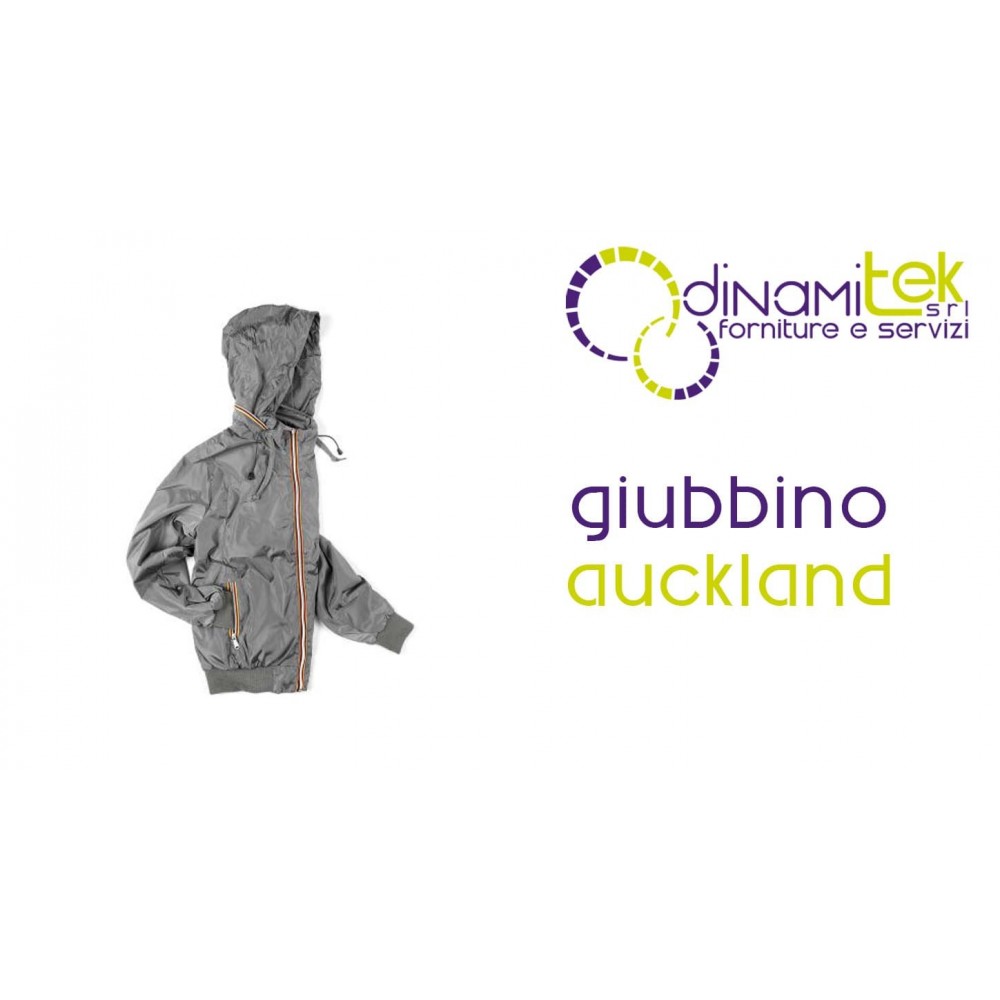 AUCKLAND MYDAY JACKET – GREY – 100% PU COATED POLYESTER – S-XXXL Dinamitek 1