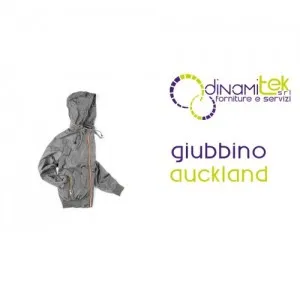 AUCKLAND MYDAY JACKET – GREY – 100% PU COATED POLYESTER – S-XXXL Dinamitek 1