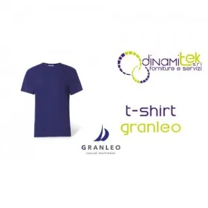 T-SHIRT GRANLEO ART. 14E 100% COTONE GIROCOLLO LEGGERA Dinamitek 1
