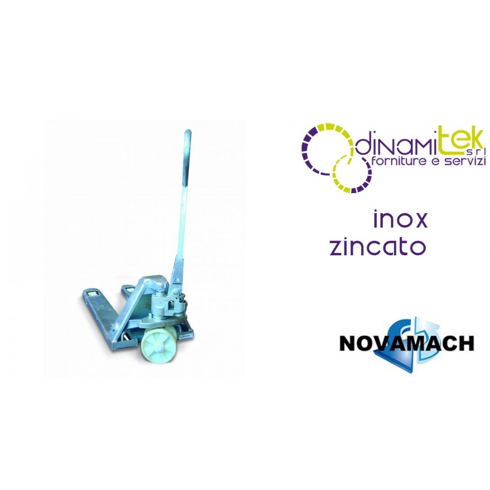NL2-Z CAMIóN PLATAFORMA, MANUAL, ESTáNDAR, CHAPADO EN ZINC CAPACIDAD 2500 KG NOVAMACH Dinamitek 1