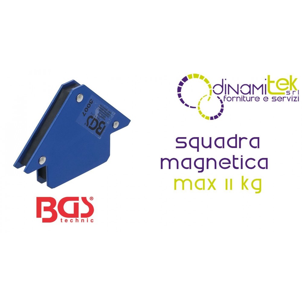 ÉQUERRE MAGNéTIQUE BGS3007 MAX 11 KG 85 MM POUR LE SOUDAGE DE CARROSSERIE Dinamitek 1