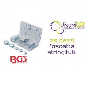 BGS technic BGS8055 ASSORTIMENTO 26 PEZZI FASCETTE STRINGITUBI Dinamitek 1