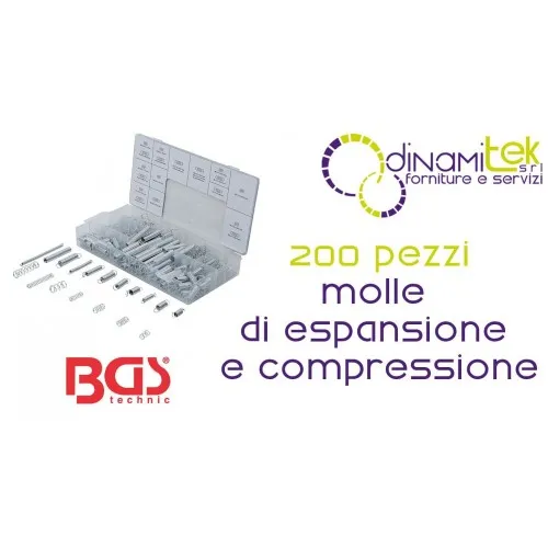 ASSORTIMENT DE 200 RESSORTS DE DILATATION ET DE COMPRESSION | | FERMEC BGS8047 BGS TECHNIC Dinamitek 1