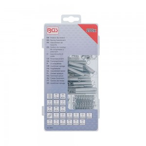 SORTIMENT MIT 200 ZUG- UND DRUCKFEDERN | | FERMEC BGS8047 BGS TECHNIC Dinamitek 3