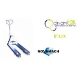 NL1-80-TRANSPALETTES, MANUEL COURT EN ACIER INOXYDABLE CAPACITé DE 2500 KG NOVAMACH Dinamitek 1
