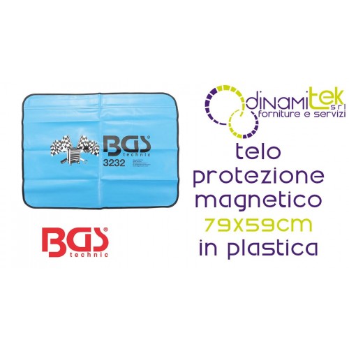 BGS technic BGS3232 TELO PROTEZIONE MAGNETICO 79X59CM IN PLASTICA Dinamitek 1
