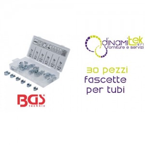 SURTIDO DE 30 ABRAZADERAS PARA TUBOS BGS9476 | ACERO | FERMEC Dinamitek 1