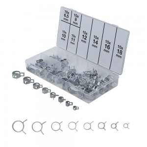 BGS technic BGS9475 ASSORTIMENTO 80 PEZZI FASCETTE A MOLLA PER TUBI Dinamitek 2