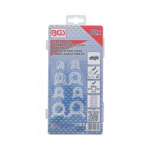 BGS technic BGS9475 ASSORTIMENTO 80 PEZZI FASCETTE A MOLLA PER TUBI Dinamitek 3
