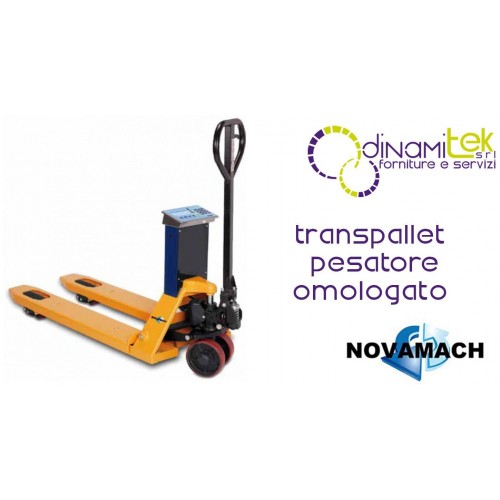 NA2-PE PALLET TRUCKS MANUAL WEIGHING TO 2000KG ERROR 0,05% NOVAMACH Dinamitek 1