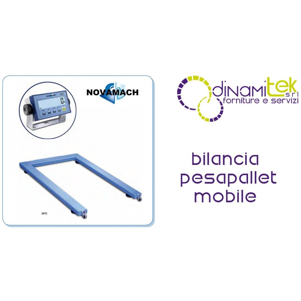NPPE BALANCE PESAPALLET MOBILE RANGE 2000 KG NOVAMACH Dinamitek 1
