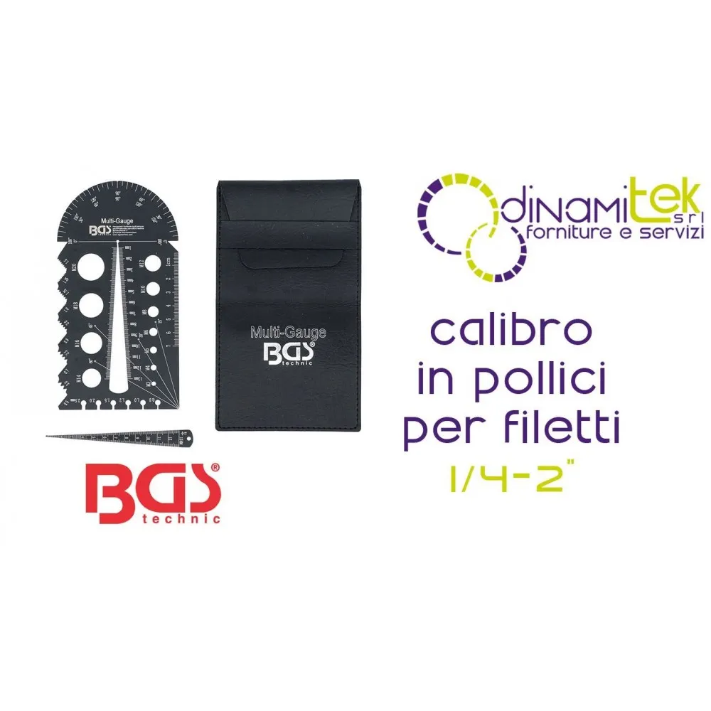 BGS74248 CALIBRO PER FILETTI, IN POLLICI,1/4-2” BGS TECHNIC Dinamitek 1