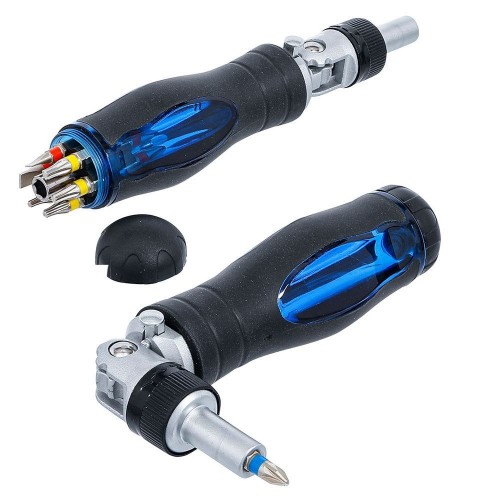 BGS 70053 14-PIECE REVERSIBLE RATCHET SCREWDRIVER BGS TECHNIC - DINAMITEK Dinamitek 3