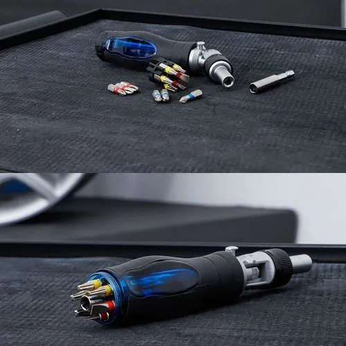 BGS 70053 14-PIECE REVERSIBLE RATCHET SCREWDRIVER BGS TECHNIC - DINAMITEK Dinamitek 5