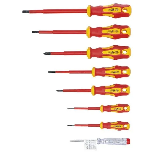 JEU DE 8 TOURNEVIS ISOLéS VDE - PH/PLAT - BGS35838 BGS TECHNIC Dinamitek 2