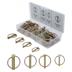 SORTIMENT MIT 50 AUFSTECKBAREN SPLINTEN BGS8087 | VERZINKT | FERMEC Dinamitek 2